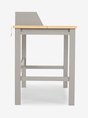 Dove Grey Malvern Oak Effect Storage Desk - Image 5 of 10