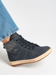 Lunar Blue Finley Navy W/Proof Ankle Boots - Image 3 of 9
