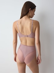 Triumph Chocolate Mousse Brown Minimiser Comfort Contour Wired Bra - Image 3 of 5