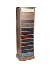 Pacific Multi Pine Wood 13 Drawer Unit - Image 2 of 4