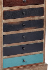 Pacific Multi Pine Wood 13 Drawer Unit - Image 3 of 4
