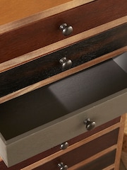 Pacific Multi Pine Wood 13 Drawer Unit - Image 4 of 4