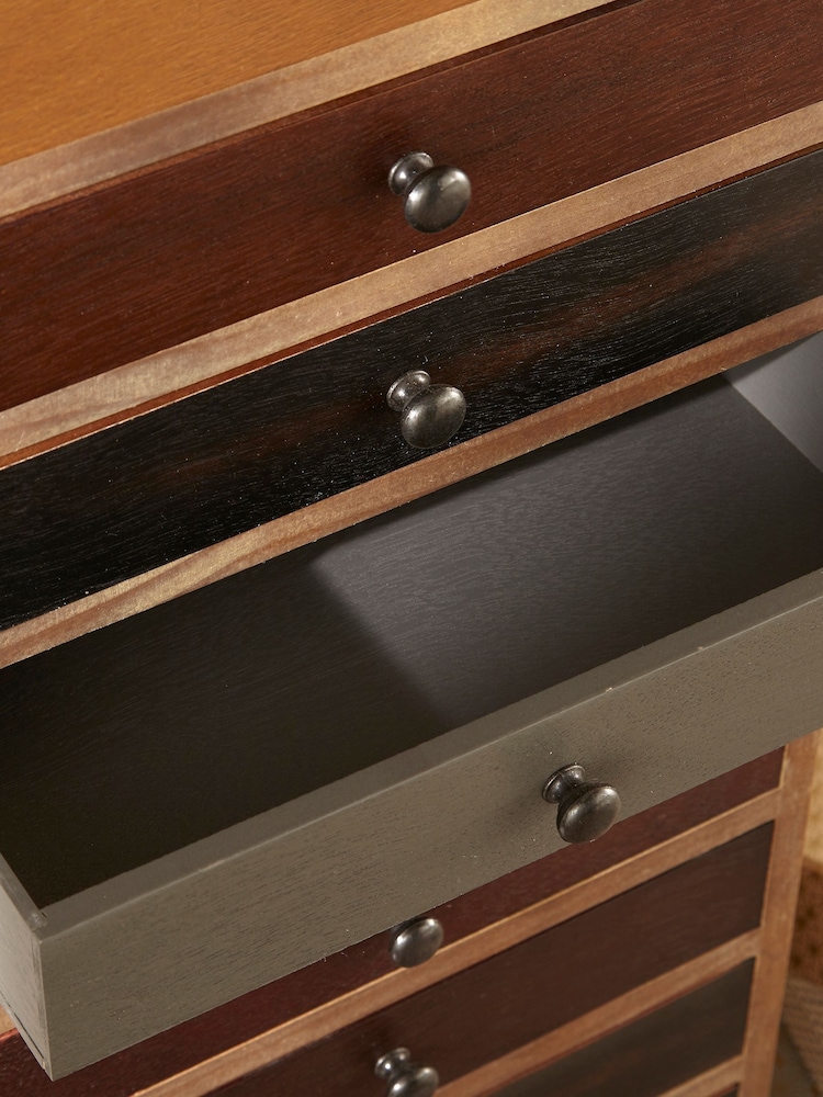 Pacific Multi Pine Wood 13 Drawer Unit - Image 4 of 4