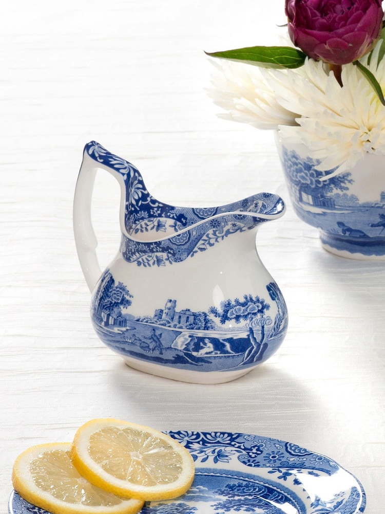 Blue Spode Blue Italian Cream Jug - Image 1 of 2