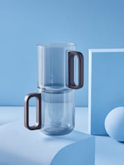 MADE.COM Set of 2 Smoke Declan Glass Mugs - Image 3 of 4