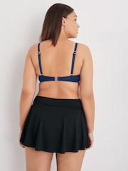 Black Swim Skirt Bikini Bottoms - Image 2 of 3