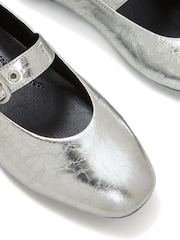 FitFlop Silver Delicato Metallic Mary Janes Shoes - Image 5 of 5