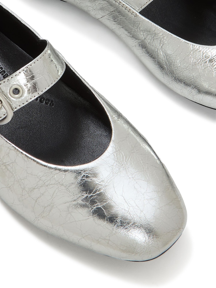FitFlop Silver Delicato Metallic Mary Janes Shoes - Image 5 of 5