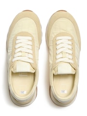 FitFlop Yellow X Pantone Retro-Q Ff Suede Trainers - Image 3 of 5