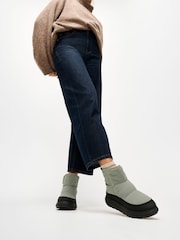FitFlop Grey Iq-Comff W/Resistant Nylon Boots - Image 1 of 5