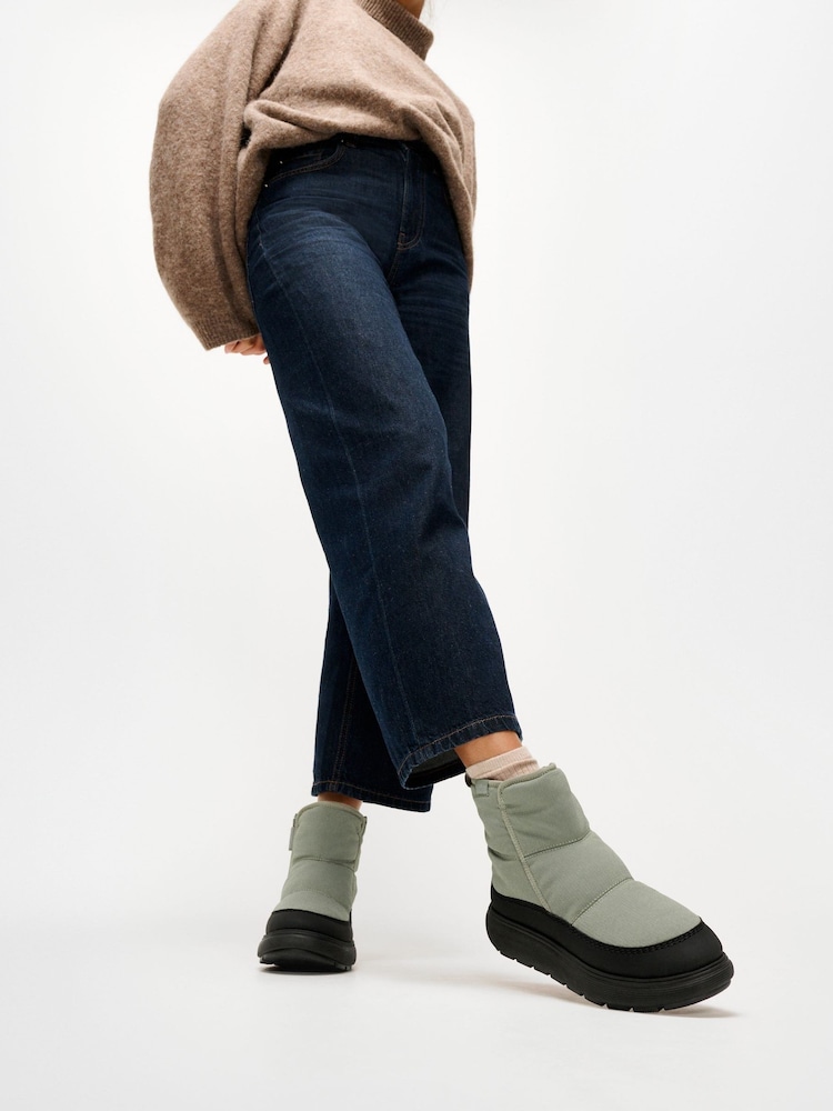 FitFlop Grey Iq-Comff W/Resistant Nylon Boots - Image 1 of 5 FitFlop Grey Iq-Comff W/Resistant Nylon Boots - Image 1 of 5