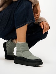 FitFlop Grey Iq-Comff W/Resistant Nylon Boots - Image 2 of 5
