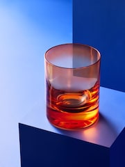 MADE.COM Orange & Yellow Juno Tumbler Glasses - Image 1 of 3