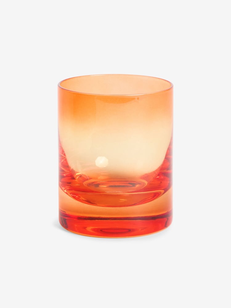 MADE.COM Orange & Yellow Juno Tumbler Glasses - Image 3 of 3