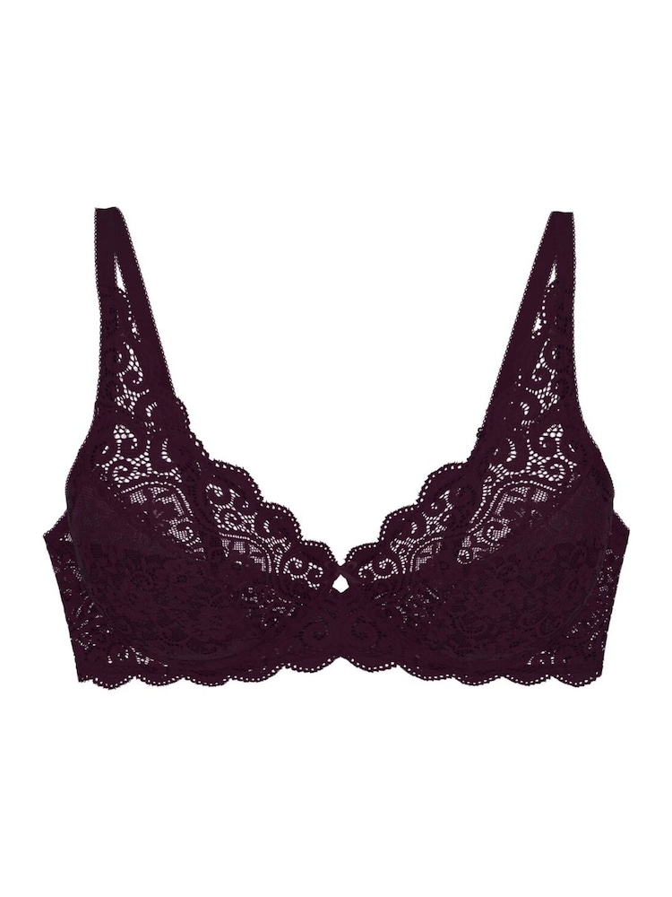 Triumph Red Wired Amourette Bra - Image 5 of 5