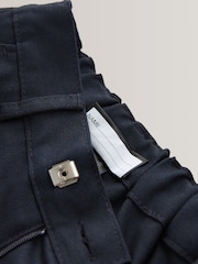 Navy Plus Waist School Formal Slim Trousers (3-17yrs) - Image 6 of 7