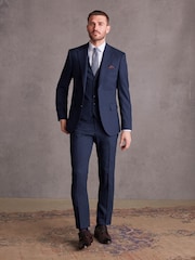 bleu vif - Signature Gilet de costume Tollegno - Image 2 de 8
