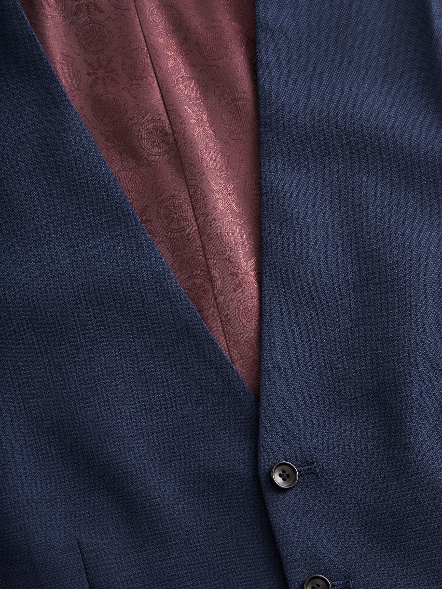 Lanificio di Tollegno 3ピース　ダークパープル Buy Bright Blue - Signature Tollegno Suit Waistcoat from Next Japan