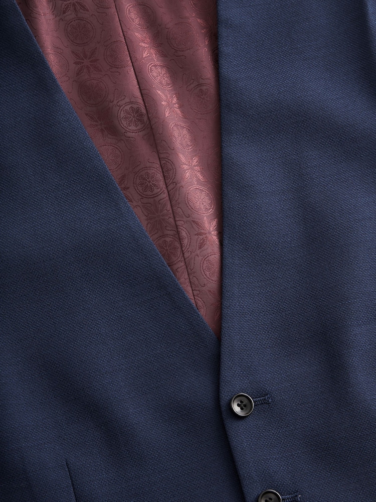 bleu vif - Signature Gilet de costume Tollegno - Image 7 of 8