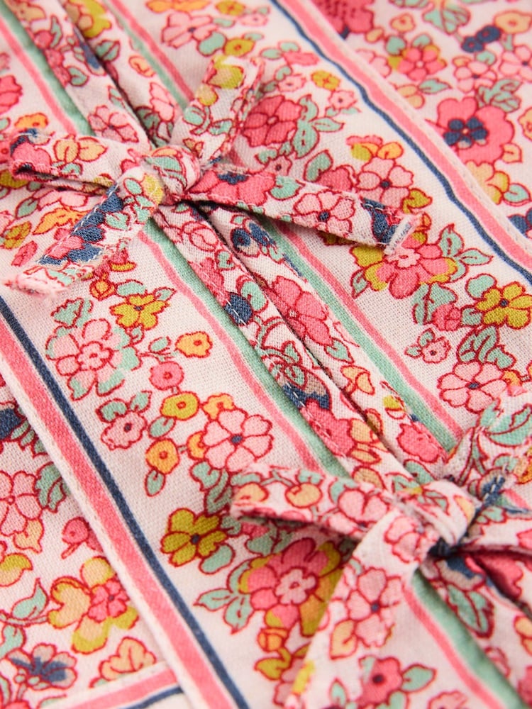 Boden Pink Bow Front Woven Dress - Image 3 of 3