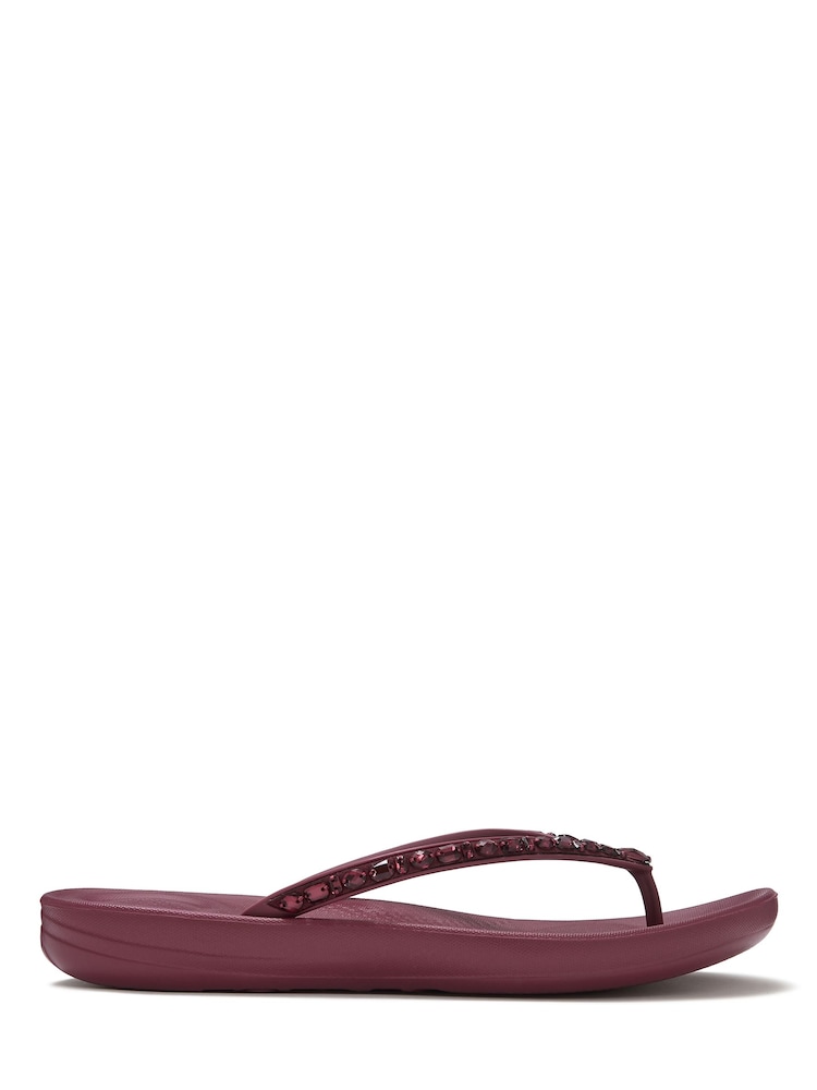 FitFlop Iqushion Multi-Crystal Ergonomic Sandals - תמונה 2 מתוך 5
