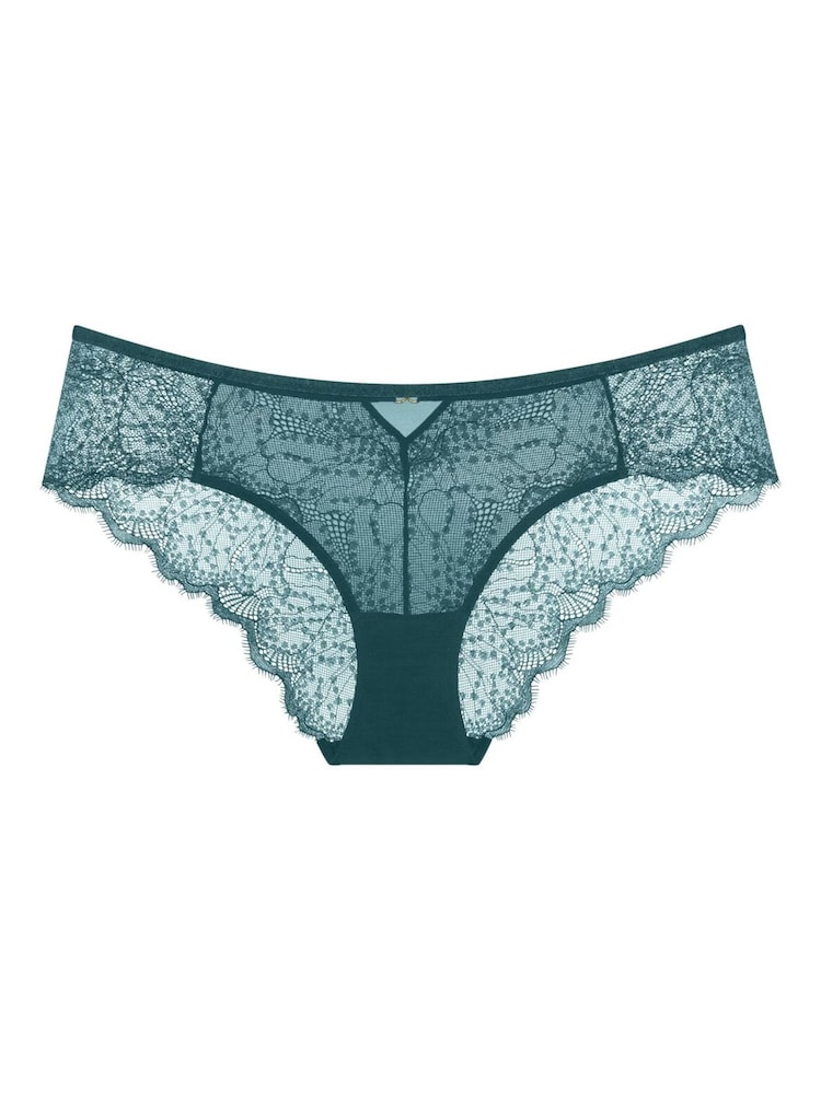 Triumph Teal Green Hipster Amourette Sparkle Knickers - Image 5 of 5 Triumph Teal Green Hipster Amourette Sparkle Knickers - Image 5 of 5