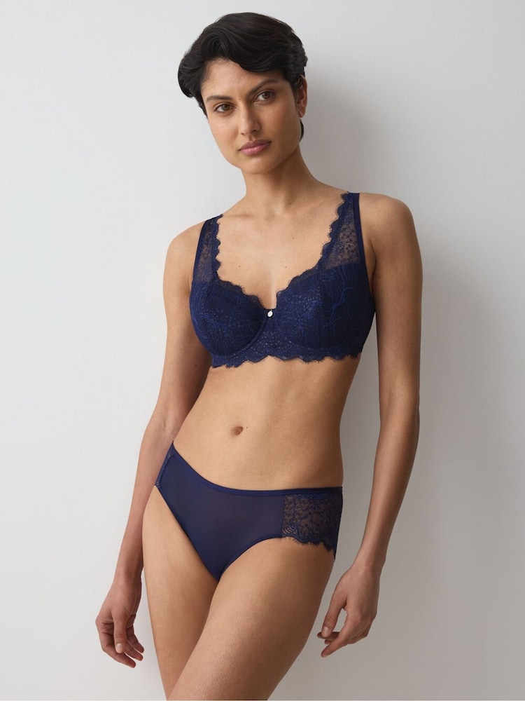Triumph Admiral Blue Padded Amourette Sparkle Wired Bra - Image 1 of 5