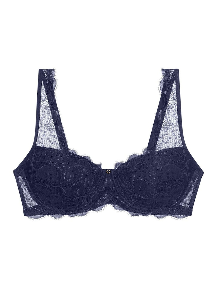 Triumph Admiral Blue Padded Amourette Sparkle Wired Bra - Image 5 of 5