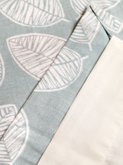 Cortinas Fusion Delft Leaf Print Ilhós 100% Algodão - Imagem 3 de 3