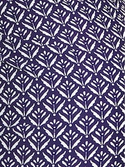 JoJo Maman Bébé Navy Blue Batik Print V-Neck Batik Maternity Tankini Set - Image 3 of 6