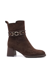 Lunar Brown Zula Brown Ankle Boots - Image 4 of 9