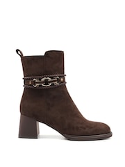 Lunar Brown Zula Brown Ankle Boots - Image 5 of 9