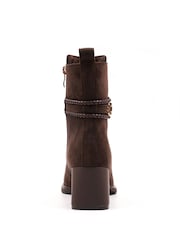 Lunar Brown Zula Brown Ankle Boots - Image 6 of 9