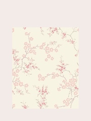 Laura Ashley Blush Oriental Blossom A4 Wallpaper Sample - Image 2 of 2