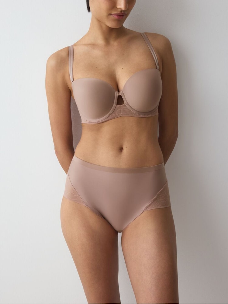 Triumph Brown Comfort Contour  Maxi Knickers - Image 1 of 5