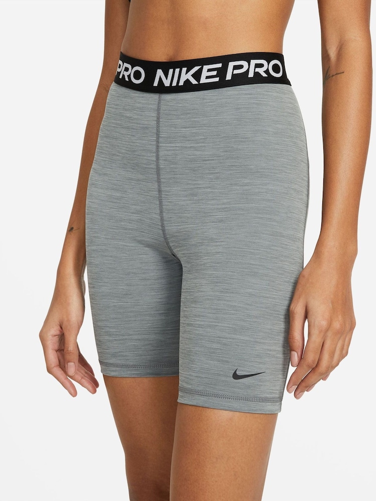 Nike Grey 365 High Waisted 7 Inch Shorts - Image 2 of 5