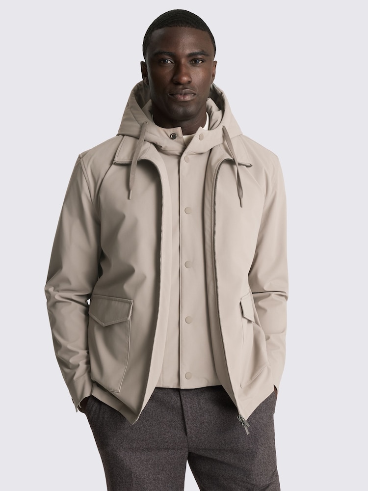 MOSS Natural Hybrid Jacket with Removeable Gilet - Image 1 of 7 MOSS Natural Hybrid Jacket with Removeable Gilet - Image 1 of 7