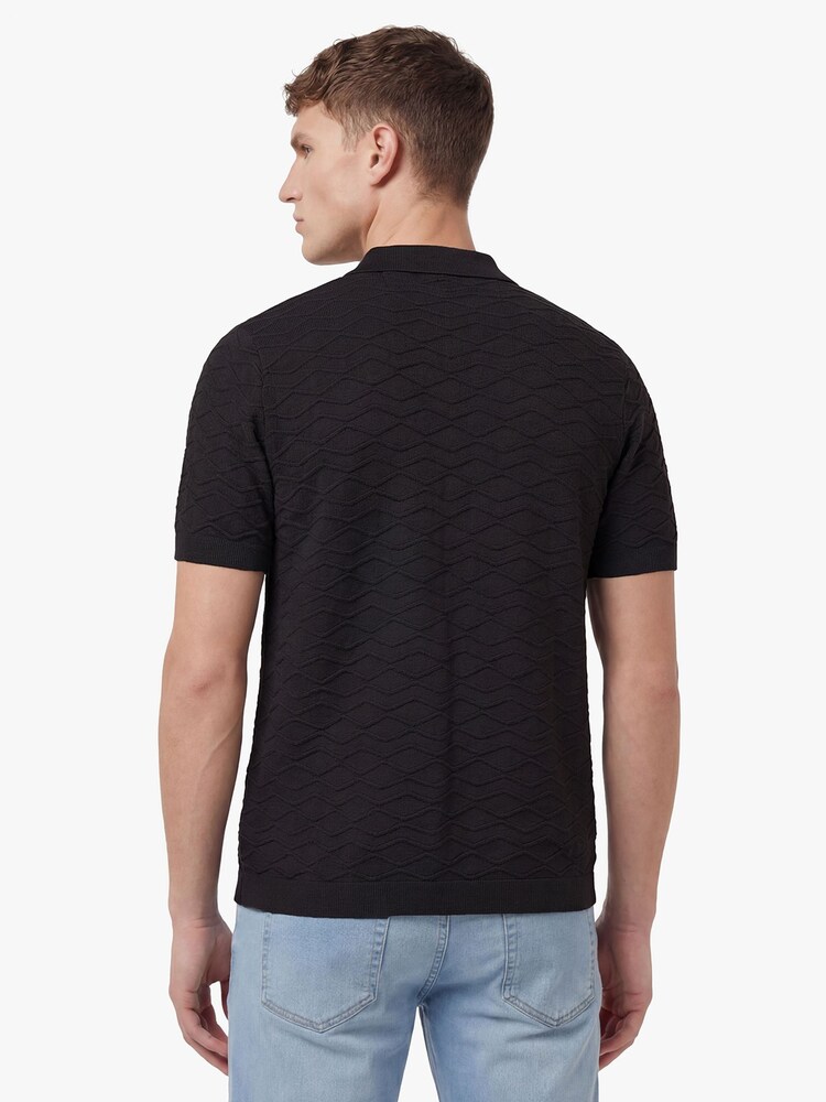 Luke 1977 Black Knitted Shirt - Image 2 of 6