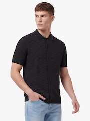 Luke 1977 Black Knitted Shirt - Image 3 of 6