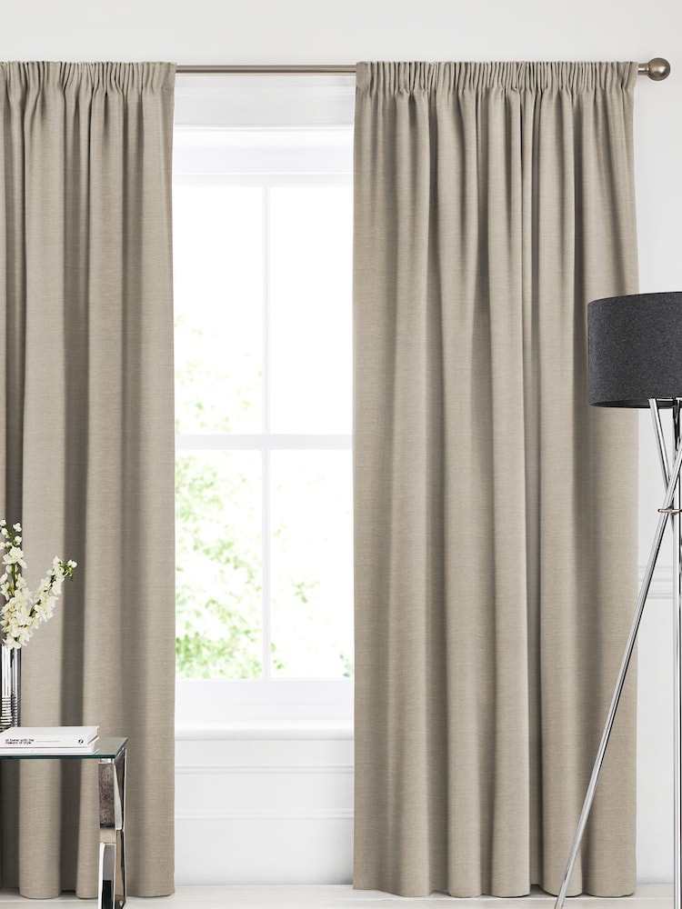 Wheat Natural Soho Made To Measure Curtains - Image 1 of 8