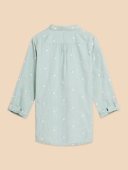 White Stuff Green Cotton Sophie Shirt - Image 5 of 7