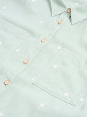 White Stuff Green Cotton Sophie Shirt - Image 7 of 7