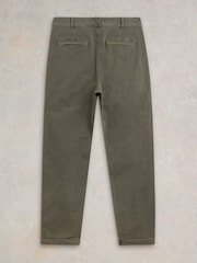 White Stuff Green Twister Chino Trousers With Linen - Image 6 of 7