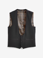 Black Regular Fit Waistcoat - Image 9 of 9