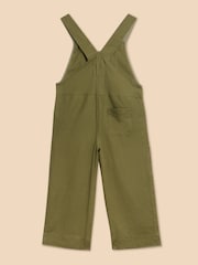 White Stuff Green Viola 100% Linen Dungaree - Image 6 of 7