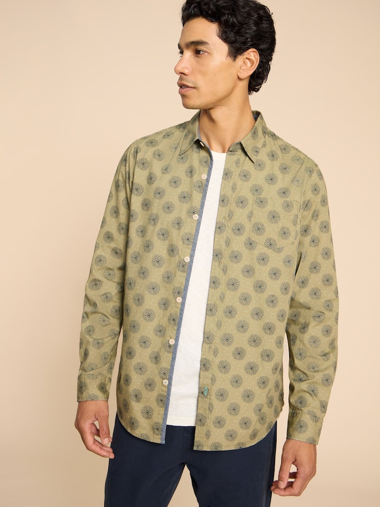 White Stuff Green Daisy Floral Printed Shirt - Image 1 of 7 White Stuff Green Daisy Floral Printed Shirt - Image 1 of 7