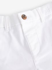 Blanc - Pantalon chino extensible (3mths-7yrs) - Image 3 de 3