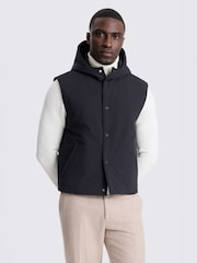 MOSS Blue Hybrid Jacket with Removeable Gilet - Image 5 of 7
