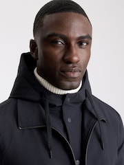 MOSS Blue Hybrid Jacket with Removeable Gilet - Image 6 of 7