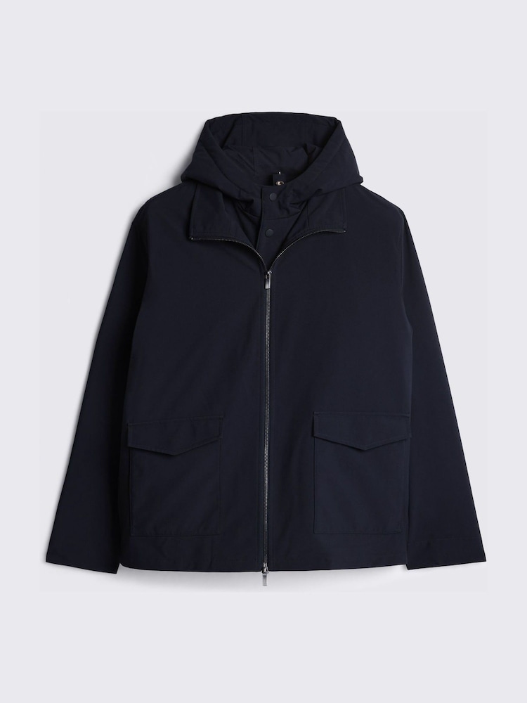 MOSS Blue Hybrid Jacket with Removeable Gilet - Image 7 of 7 MOSS Blue Hybrid Jacket with Removeable Gilet - Image 7 of 7